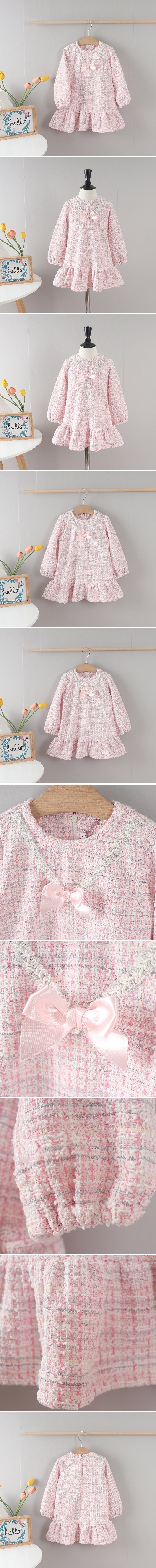 New Pierrot - Korean Children Fashion - #discoveringself - Jacquard One-piece