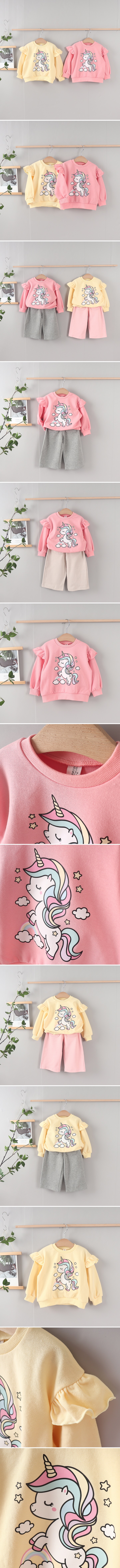 New Pierrot - Korean Children Fashion - #kidsstore - Unicorn Pullover