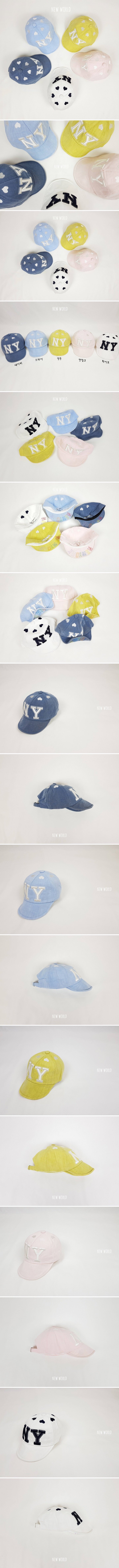 New World - Korean Baby Fashion - #babyoutfit - NY Heart Hat