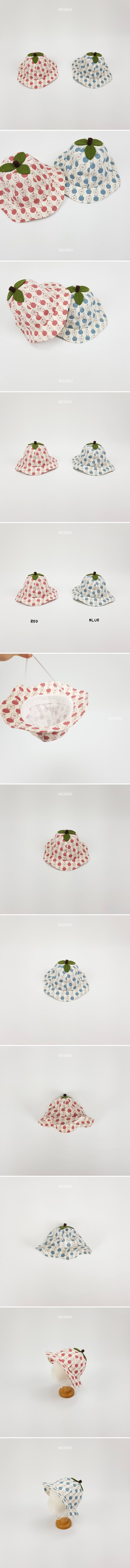 New World - Korean Baby Fashion - #babyoutfit - Apple Top Bucket Hat