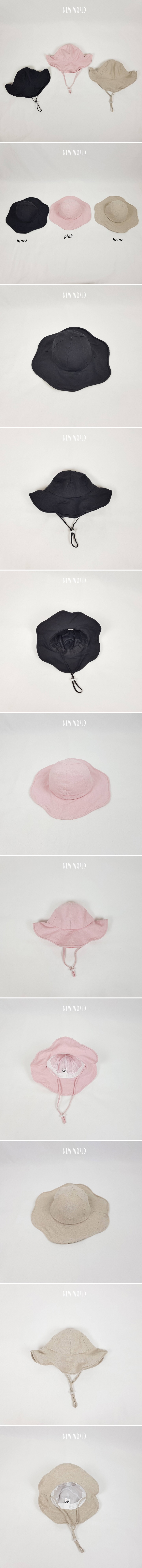 New World - Korean Baby Fashion - #onlinebabyshop - Linen String Hat