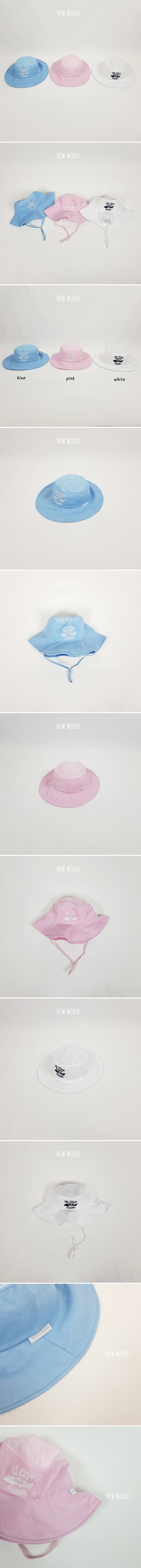 New World - Korean Children Fashion - #Kfashion4kids - Shark Mesh Bucket Hat