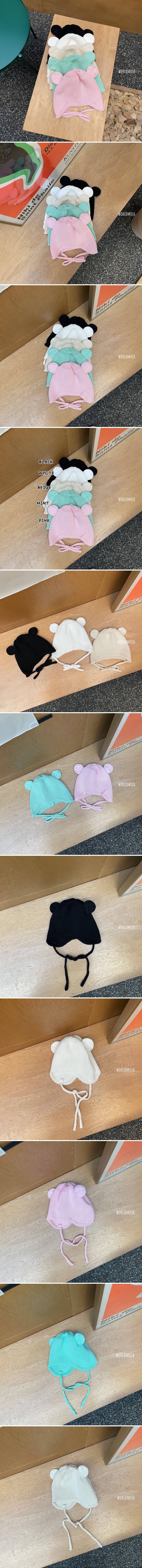 New World - Korean Children Fashion - #childofig - Cotton Mouse Bonnet