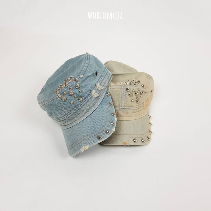 New World - Korean Children Fashion - #discoveringself - Blue Washing Military Cap - 2