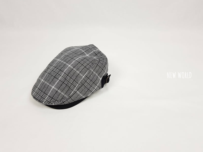 New World - Korean Children Fashion - #discoveringself - Check Hunting Cap - 4