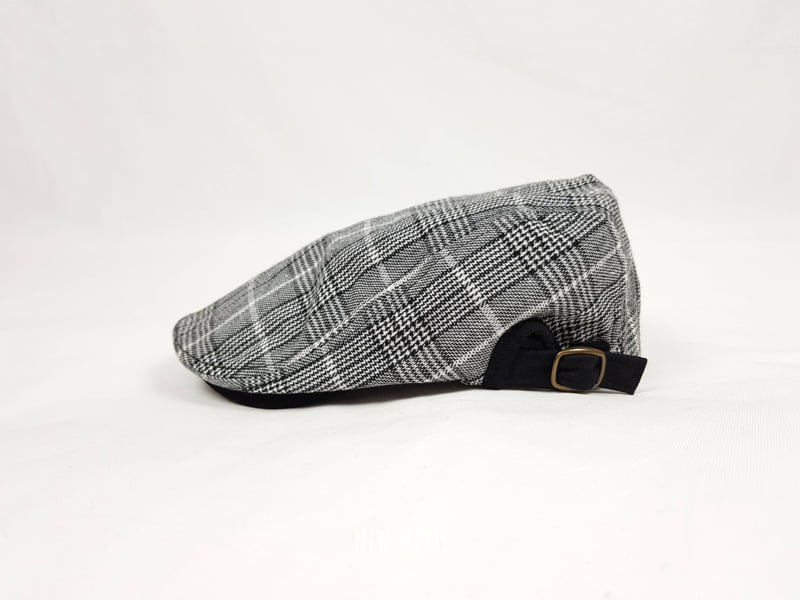 New World - Korean Children Fashion - #kidsshorts - Check Hunting Cap - 5