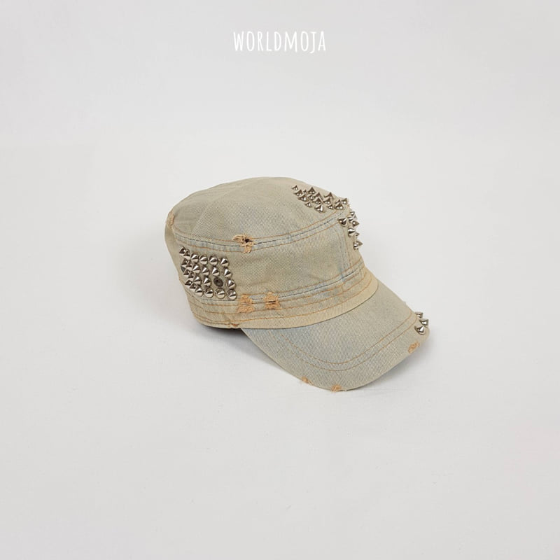 New World - Korean Children Fashion - #littlefashionista - Blue Washing Military Cap - 8