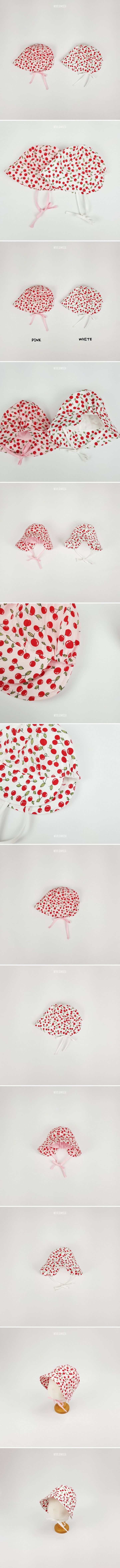 New World - Korean Children Fashion - #minifashionista - Cherry Bucket Bonnet