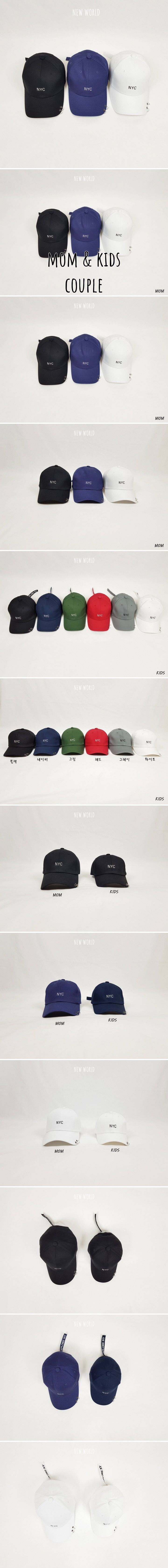 New World - Korean Women Fashion - #momslook - NYC Piercing Ball Cap Mom
