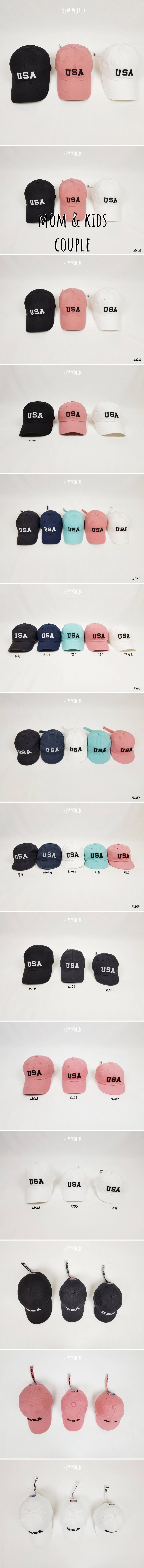 New World - Korean Women Fashion - #womensfashion - Washing USA Ball Cap Mom