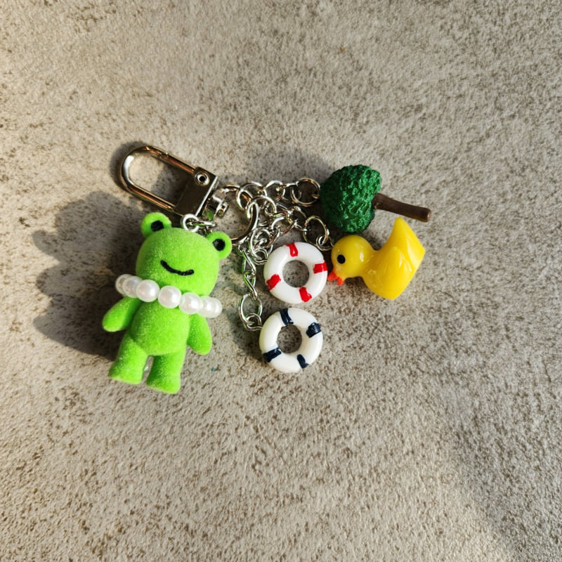 Newerly - Korean Women Fashion - #momslook - Frog Mini Keyring