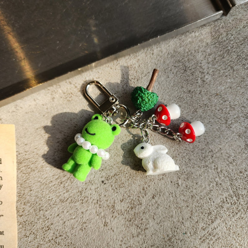 Newerly - Korean Women Fashion - #momslook - Frog Mini Keyring - 3