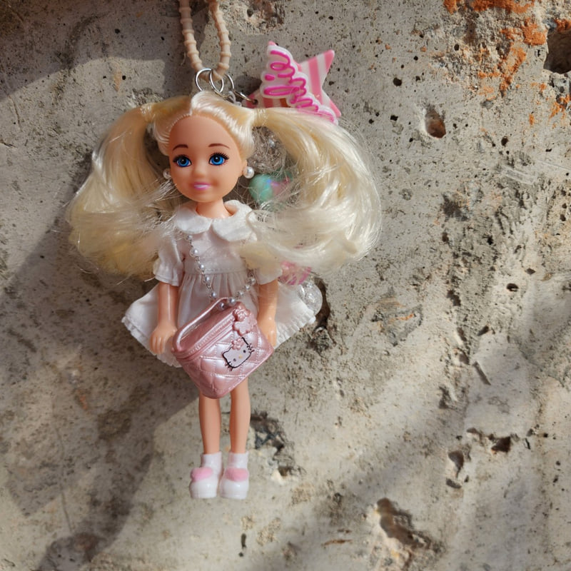 Newerly - Korean Women Fashion - #momslook - Cute Baby Doll One-piece Keyring - 2