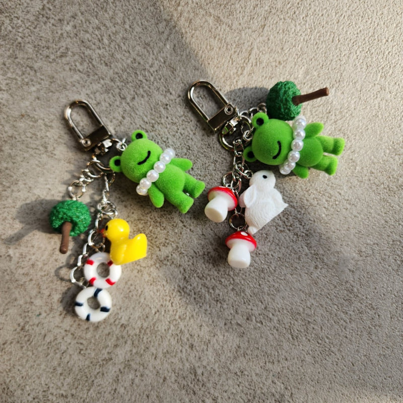 Newerly - Korean Women Fashion - #womensfashion - Frog Mini Keyring - 2