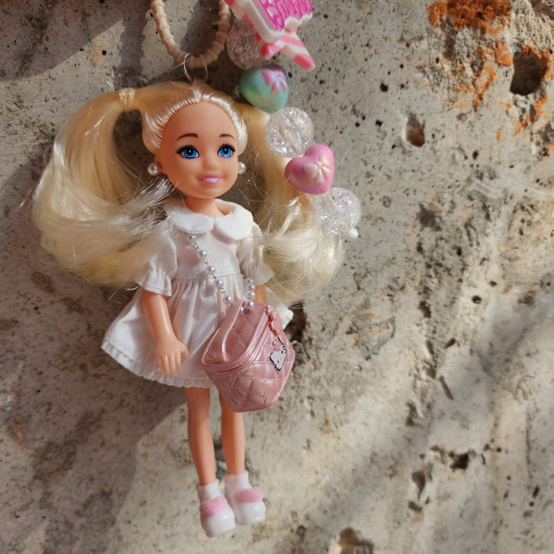 Newerly - Korean Women Fashion - #womensfashion - Cute Baby Doll One-piece Keyring - 3