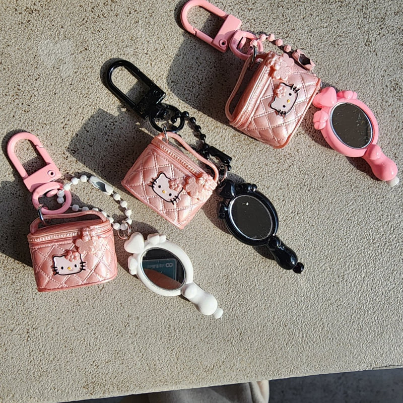 Newerly - Korean Women Fashion - #womensfashion - Cat Pinkbag Mini Keyring