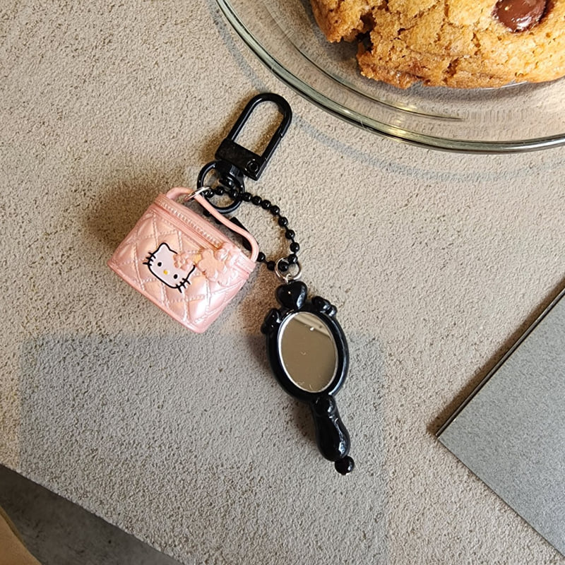 Newerly - Korean Women Fashion - #womensfashion - Cat Pinkbag Mini Keyring - 3