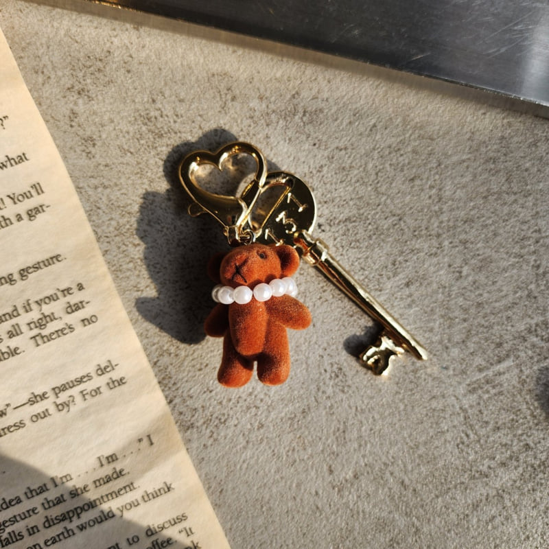 Newerly - Korean Women Fashion - #womensfashion - Mini Bear Keyring - 2