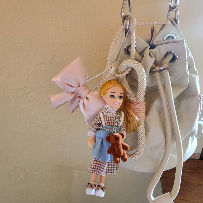 Newerly - Korean Women Fashion - #womensfashion - Bear One-piece Blonde Mimi Keyring - 3