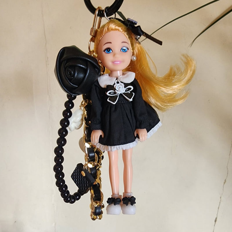Newerly - Korean Women Fashion - #womensfashion - Coco Chain Strap Keyring - 2
