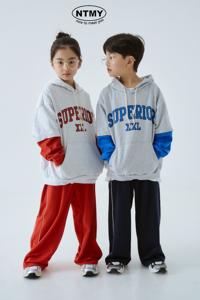 Nice To Meet You - Korean Children Fashion - #childofig - Super Layered Hoodie