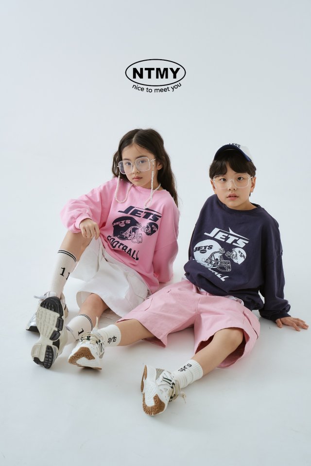 Nice To Meet You - Korean Children Fashion - #childofig - Football Sweatshirts - 6