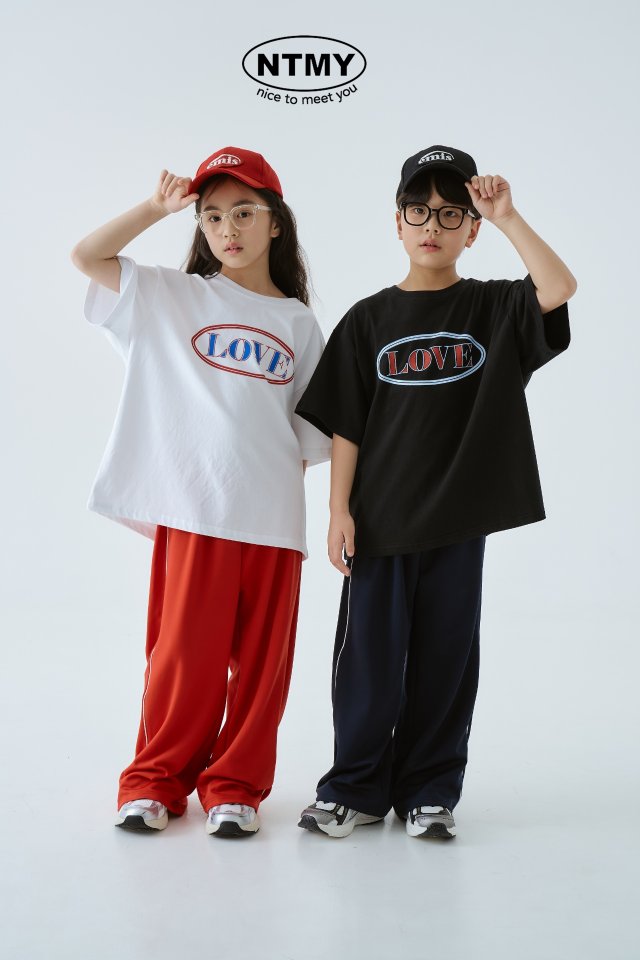 Nice To Meet You - Korean Children Fashion - #childofig - Love Tee
