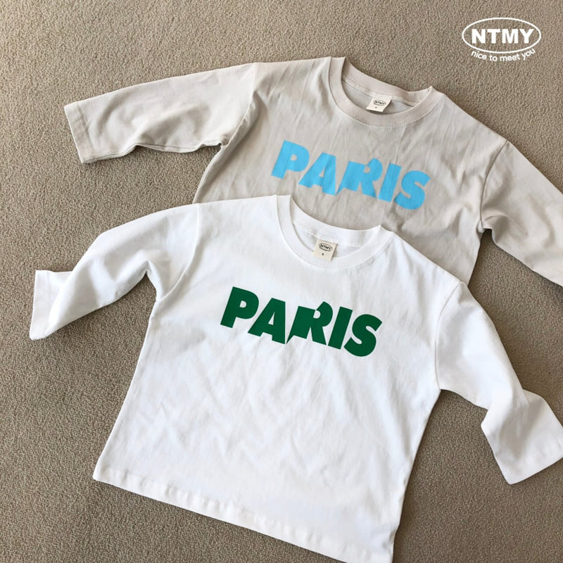 Nice To Meet You - Korean Children Fashion - #childofig - Paris Tee - 12