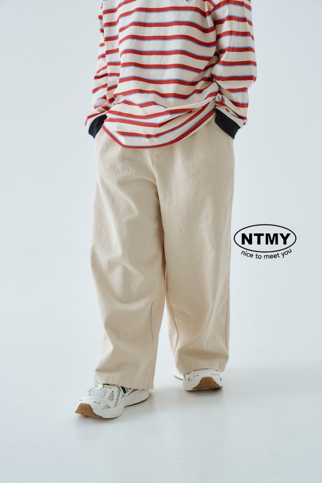 Nice To Meet You - Korean Children Fashion - #childrensboutique - Soft Waffen Pants - 3