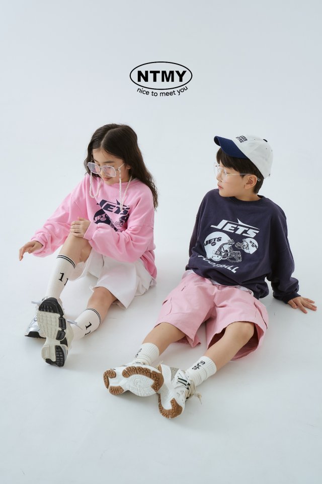 Nice To Meet You - Korean Children Fashion - #childrensboutique - Football Sweatshirts - 7