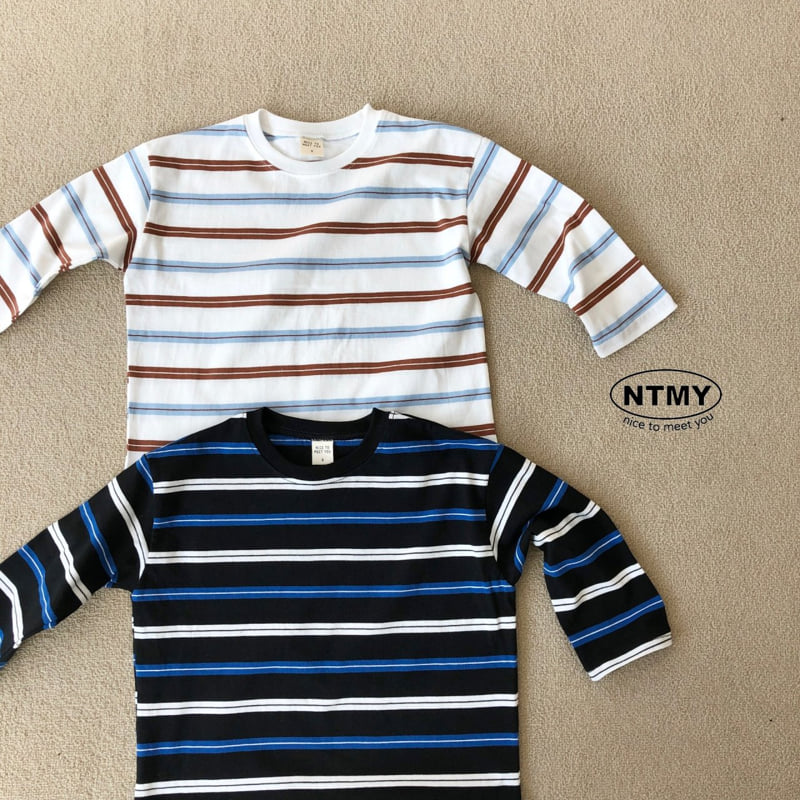 Nice To Meet You - Korean Children Fashion - #childrensboutique - Candy Stripe Tee - 12
