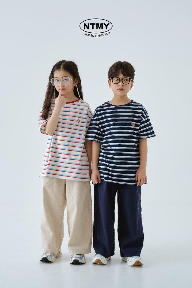 Nice To Meet You - Korean Children Fashion - #childrensboutique - Soft Waffen Pants - 4
