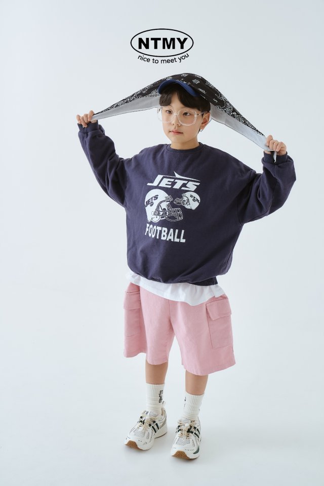 Nice To Meet You - Korean Children Fashion - #designkidswear - Football Sweatshirts - 8