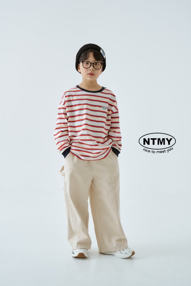 Nice To Meet You - Korean Children Fashion - #discoveringself - NT Mark Stripe Tee - 5