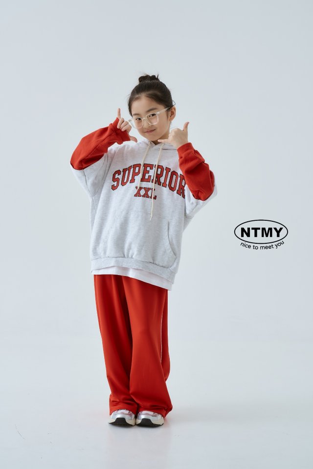 Nice To Meet You - Korean Children Fashion - #fashionkids - Super Layered Hoodie - 5
