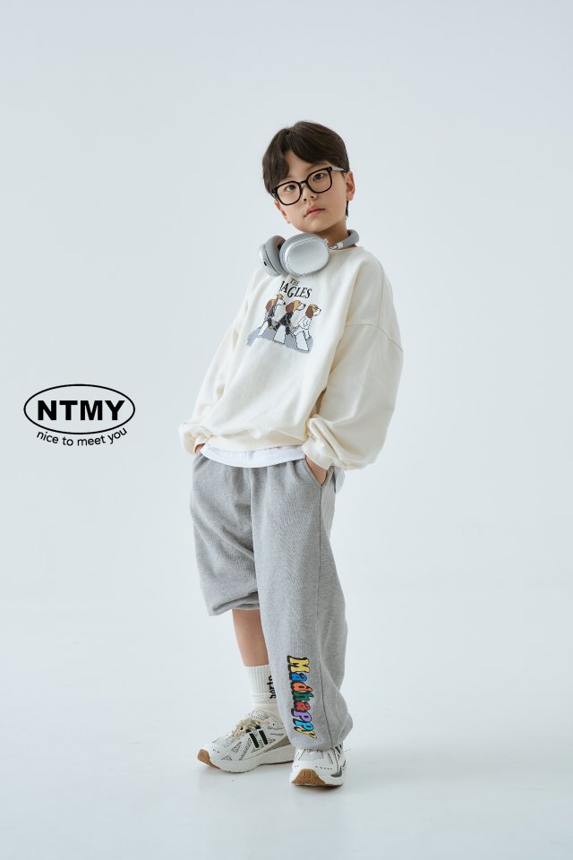 Nice To Meet You - Korean Children Fashion - #discoveringself - Happy Jogger Pants - 4