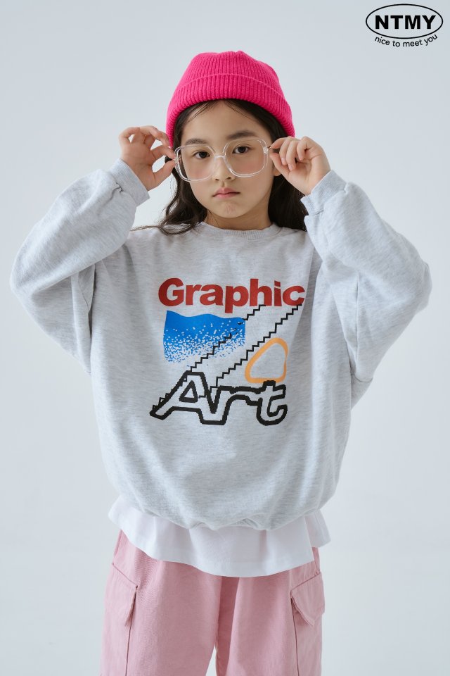 Nice To Meet You - Korean Children Fashion - #fashionkids - Graphic Sweatshirts - 3