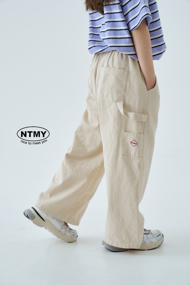 Nice To Meet You - Korean Children Fashion - #kidsshorts - Soft Waffen Pants - 7