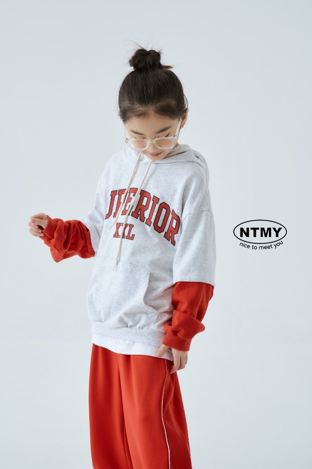 Nice To Meet You - Korean Children Fashion - #kidsshorts - Super Layered Hoodie - 6