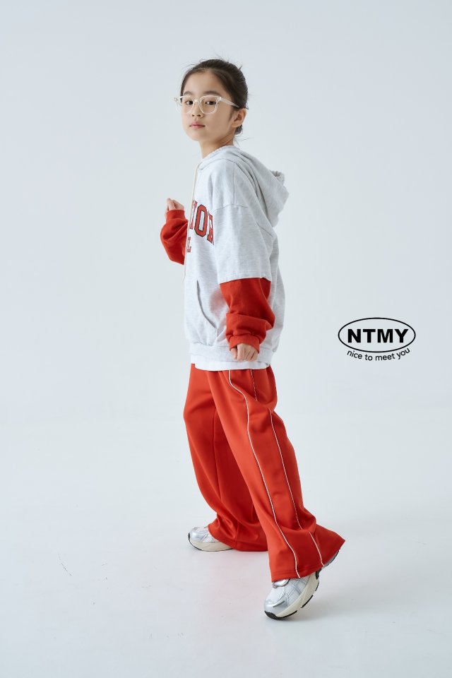 Nice To Meet You - Korean Children Fashion - #kidsshorts - Solid Zip-up Pants - 5