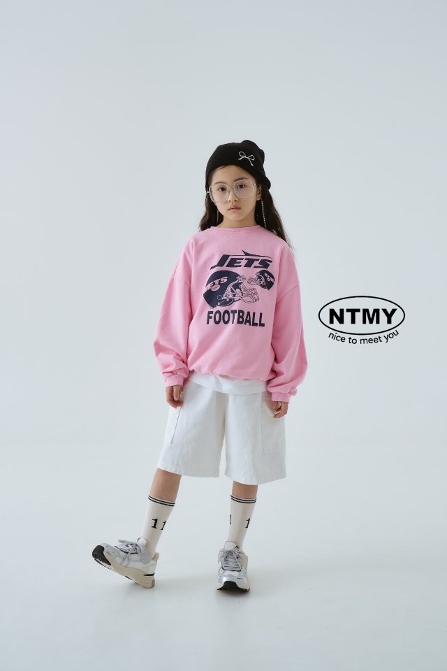 Nice To Meet You - Korean Children Fashion - #kidsshorts - Football Sweatshirts - 11