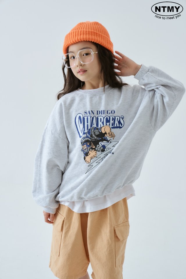 Nice To Meet You - Korean Children Fashion - #kidsshorts - San Diego Sweatshirts - 8