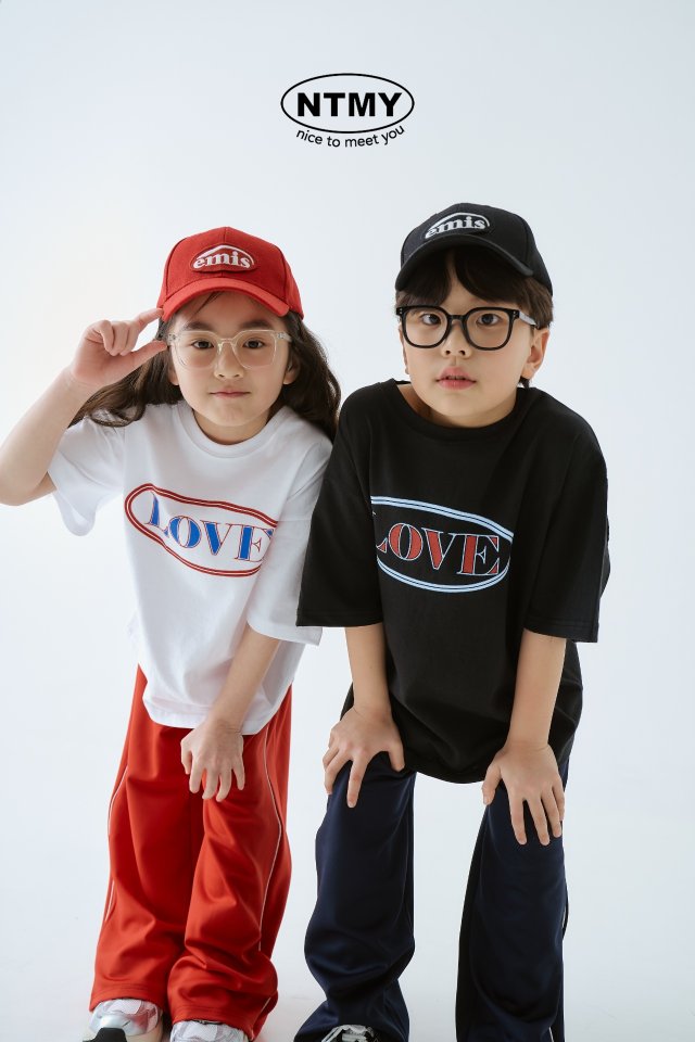 Nice To Meet You - Korean Children Fashion - #kidsshorts - Love Tee - 6