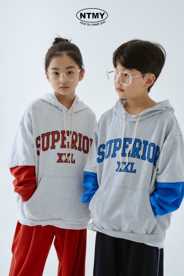 Nice To Meet You - Korean Children Fashion - #kidzfashiontrend - Super Layered Hoodie - 8