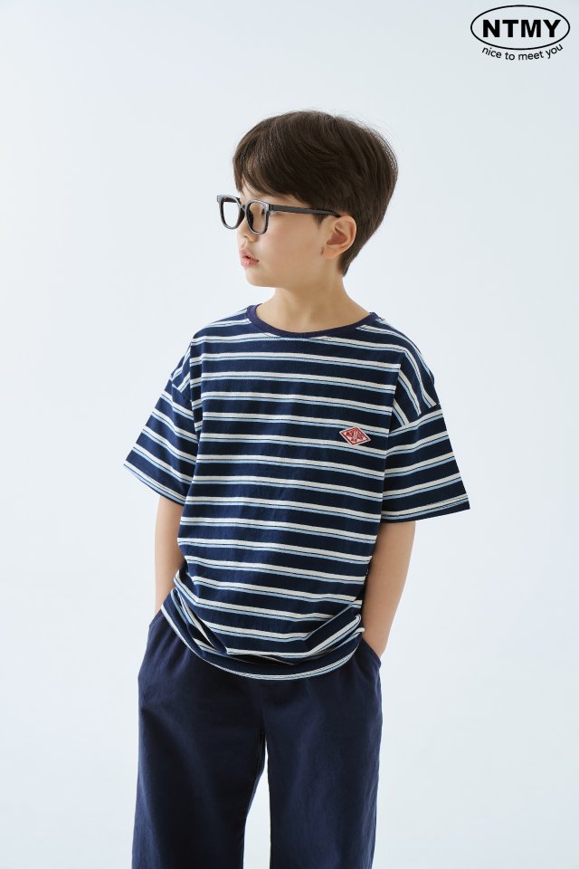 Nice To Meet You - Korean Children Fashion - #kidzfashiontrend - Crobar Wappen Tee - 3