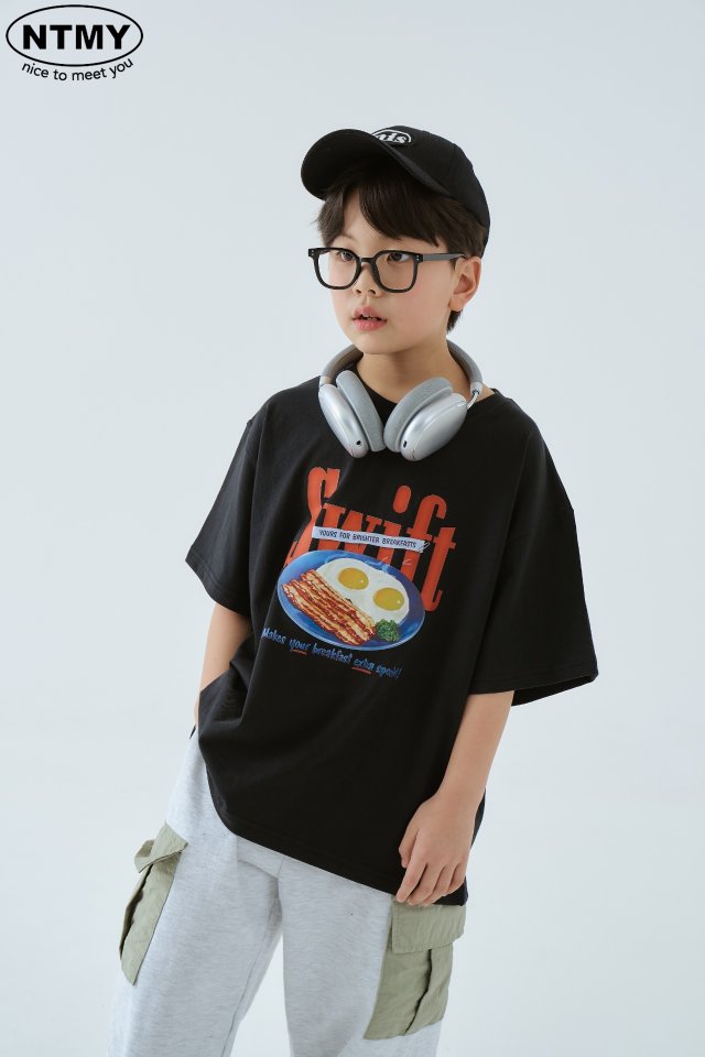 Nice To Meet You - Korean Children Fashion - #kidzfashiontrend - Brunch Tee