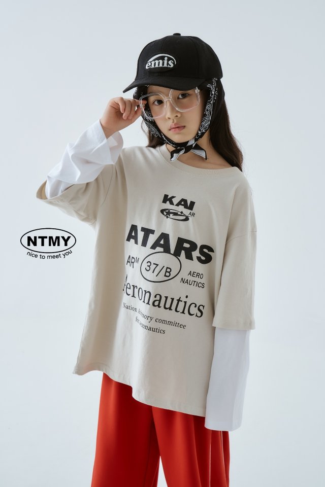 Nice To Meet You - Korean Children Fashion - #littlefashionista - Kai Layered Tee - 8
