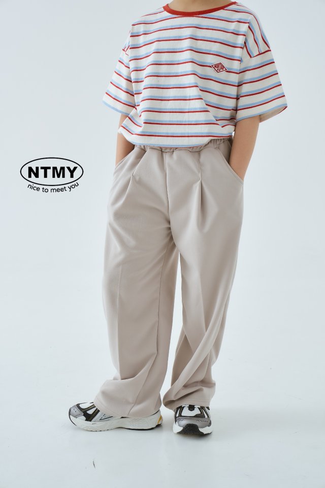 Nice To Meet You - Korean Children Fashion - #littlefashionista - Benz Pants - 6