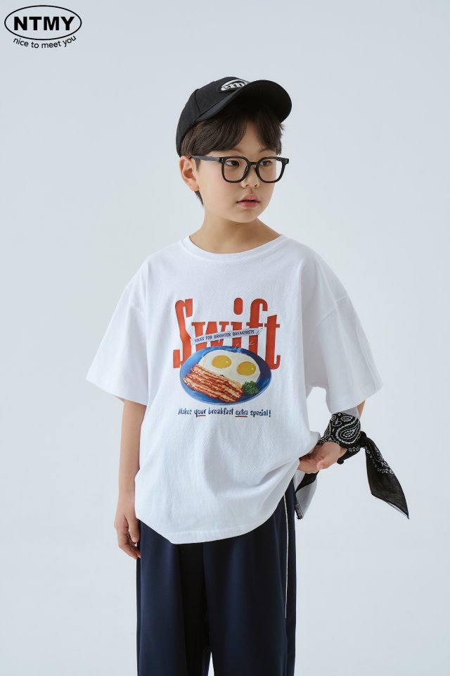 Nice To Meet You - Korean Children Fashion - #littlefashionista - Brunch Tee - 3