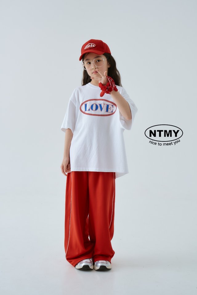 Nice To Meet You - Korean Children Fashion - #littlefashionista - Love Tee - 10